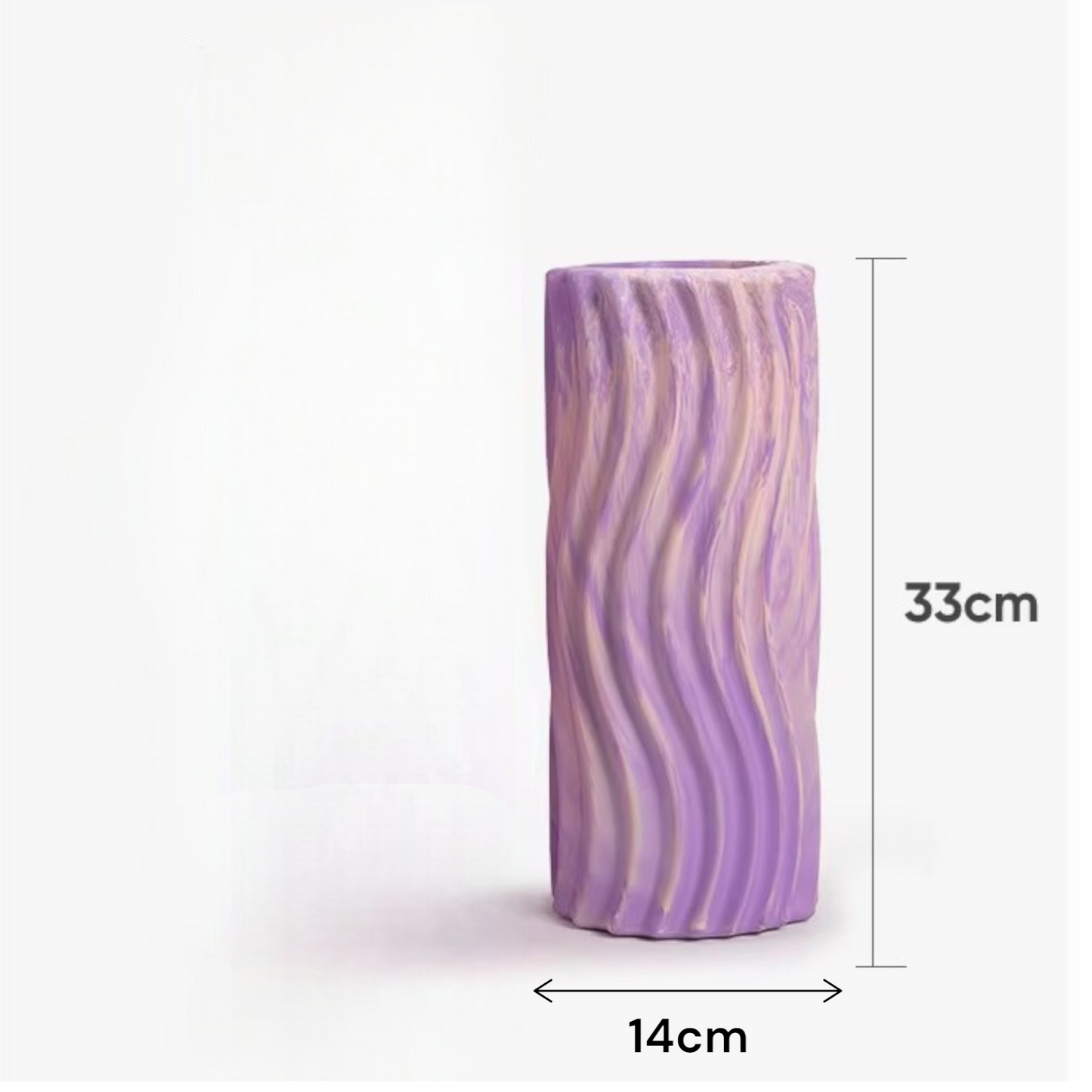 Faszienrolle mit 3D-Wellenstruktur